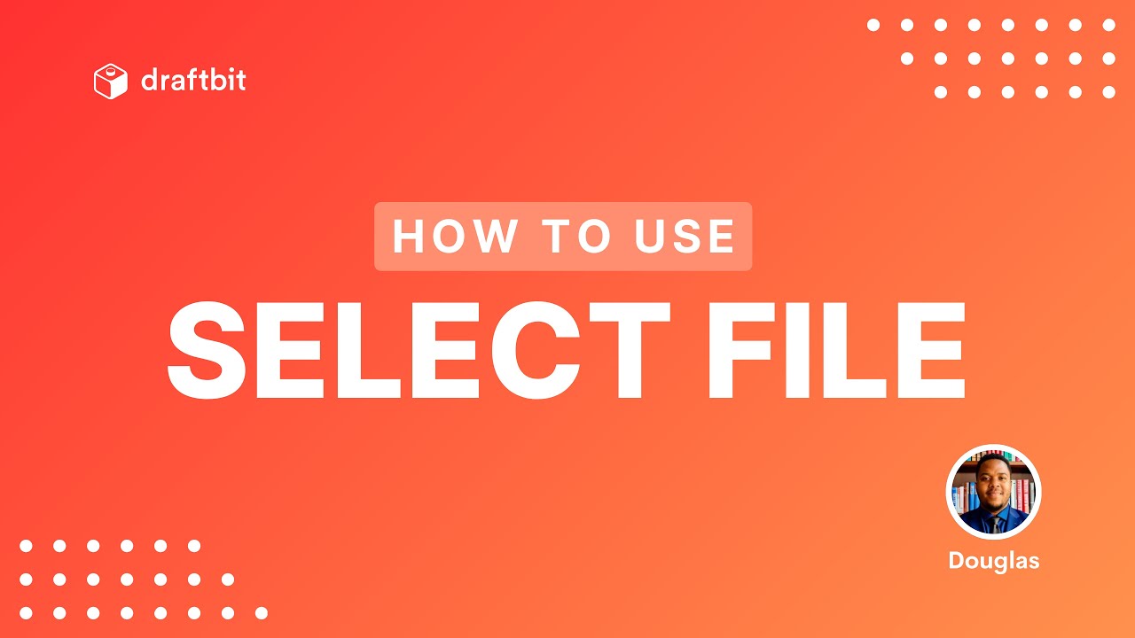 How to Use: Select File Action - YouTube
