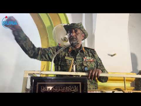 رئيس مجلس السيادة القائد العام يزور مدينة القطينة بولاية النيل الأبيض ويقف على أوضاع المواطنين