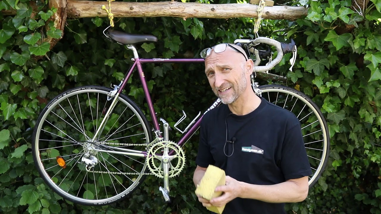 Ring tilbage tykkelse bind Rensning cykelkæde uden kæderenser - YouTube