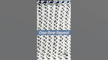 One-Row Repeat Knitting Pattern for Beginners - So Woolly #knittingshorts #sowoolly #easylace