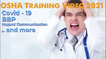 2021 OSHA training for healthcare and dentistry