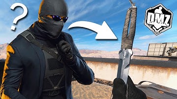 The SECRET Behind Why I LOVE using KNIVES ONLY in DMZ...