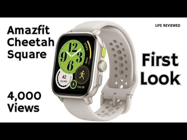 Amazfit Cheetah Square Smartwatch Review - Smartprix