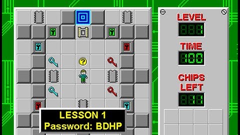 Chips Challenge Playthrough - Part 1