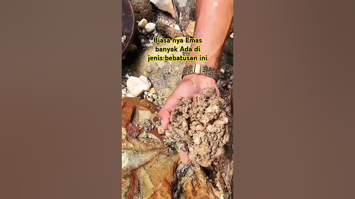 Biasa nya emas banyak ada di jenis bebatuan ini.