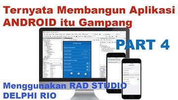 membuat aplikasi android menggunakan rad studio delphi PART 4 fungsi hapus data