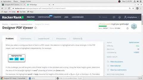 Designer PDF Viewer Hacker Rank Solution in C Programming