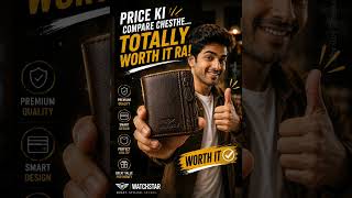 Best Budget Wallet Under ₹300? 👀🔥 WATCHSTAR Wallet Review in 20 Seconds