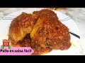 Pollo en salsa Barbacoa  BBQ | Recetas de cocina fácil y rápido