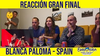 REACCIÓN en DIRECTO a BLANCA PALOMA - EAEA - Spain - Grand Final EUROVISION 2023