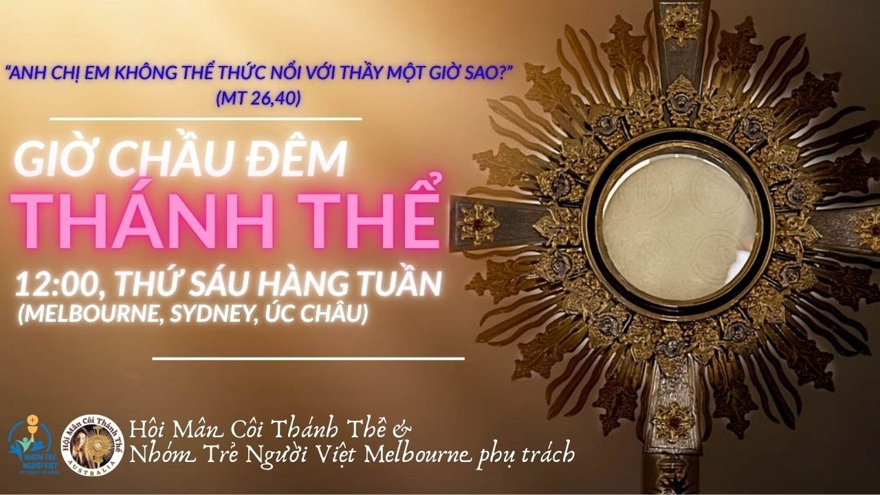 🛑Trực tiếp I CHẦU THÁNH THỂ ĐÊM I THỨ SÁU TUẦN I MÙA CHAY