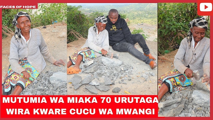 MUTUMIA WA MIAKA 70 URUTAGA WIRA KWARE   CUCU WA MWANGI