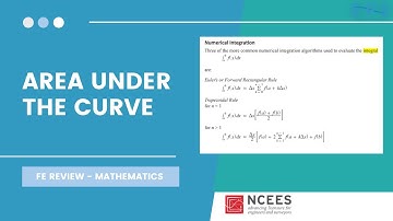 Area Under The Curve | FE EXAM MATHEMATICS