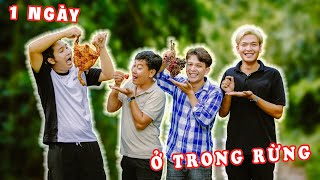 1 Ngày Sinh Tồn Trong Rừng Cùng Team Bánh Bao TV | Ăn Trái Cây Rừng  Banhbaotv