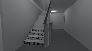 DIALux creating stairs