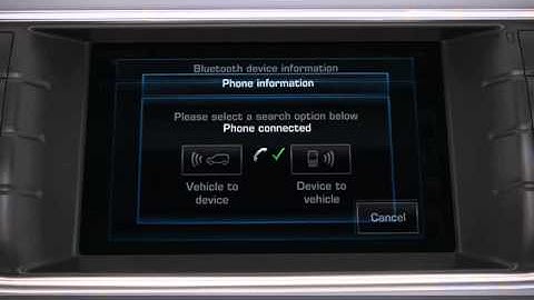 Range Rover Evoque Bluetooth Pairing Tutorial