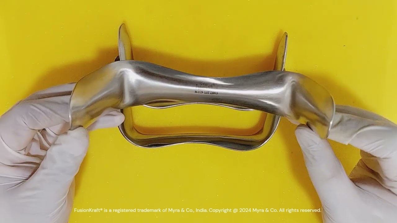 FusionKraft™ Sims Vaginal Speculum / Retractor, Set of 3 (Small, Medium & Large) (M-1127-29)