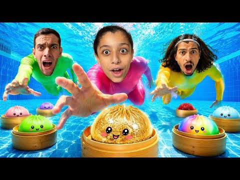 WE SEARCHED THE BOTTOM of a POOL... and found ULTRA RARE MYSTERY DUMPLINGS! 😱JACKPOT