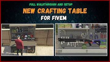 Free | Qbcore & Esx | New Crafting Table For Players | Gun Crafting  | Installation And Setup | 2024