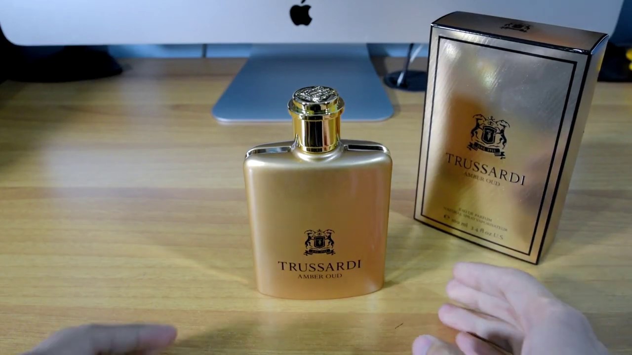 Trussardi Amber Oud unboxing - YouTube