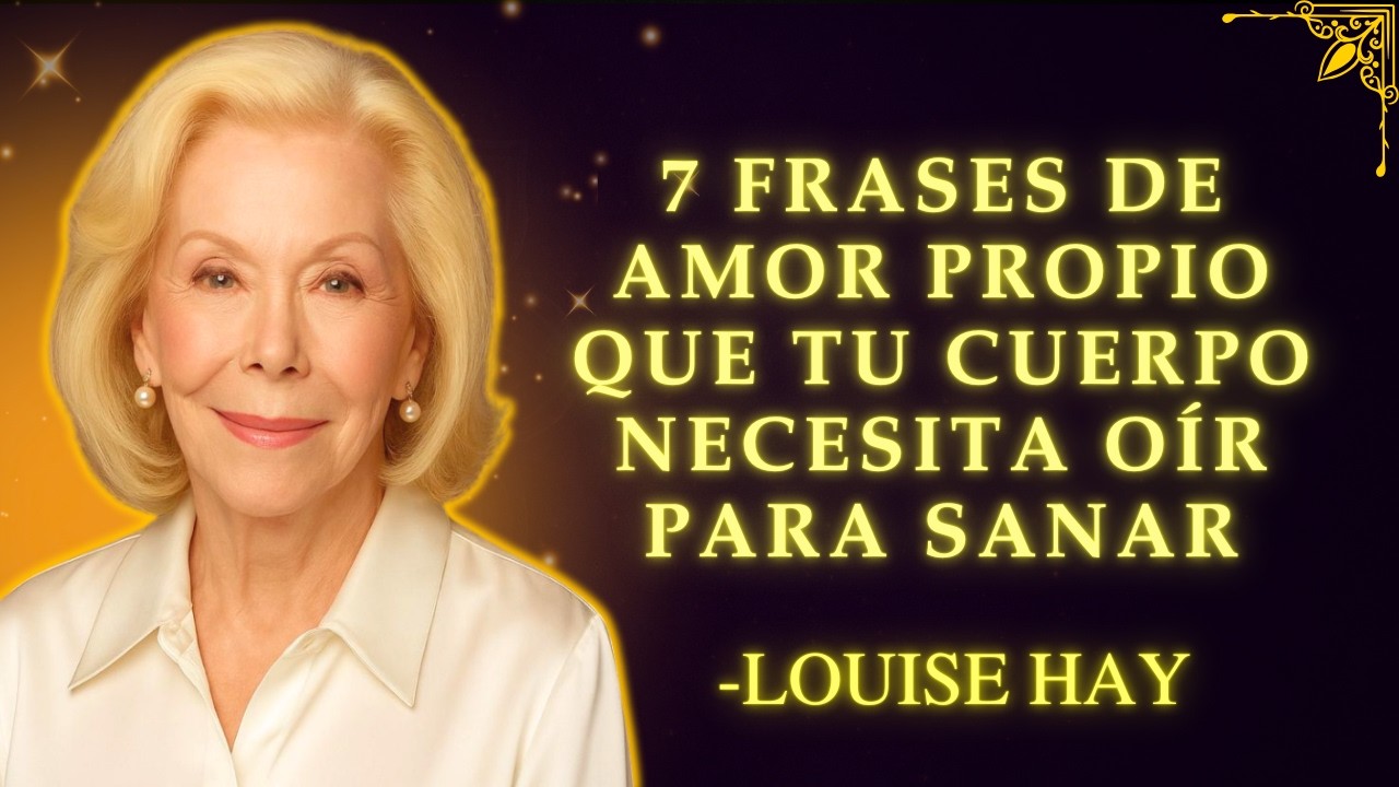 7 frases de AMOR PROPIO que tu CUERPO necesita oír para SANAR | Louise
