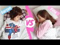 Garon vs fille morning routine back to school kiaras toys  kiara paris 