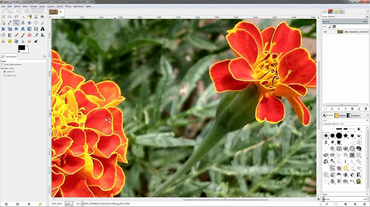 Zoom Tool and Zoom Options - GIMP 2.8 Beginners' Guide ep34