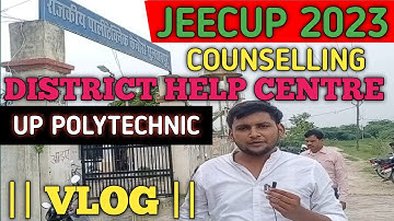 JEECUP HELP CENTER VLOG | JEECUP DOCUMENT VERIFICATION VLOG | UP POLYTECHNIC DOCUMENT VERIFICATION