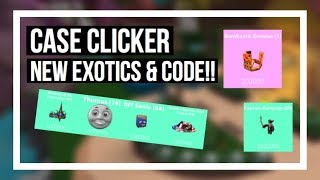Case Clicker New Code Rare Exotics By Beta - roblox case clicker all working codes always updated check desc