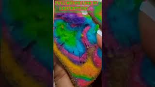 RAINBOW MARBLE CAKE RECIPE WITHOUT EGGS? viralshort food letscookdeliciousfood