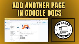 How to Add Another Page in Google Docs