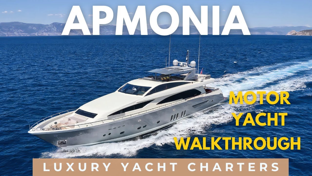Apmonia 🛳️  Design | Luxury Yacht Charters | Greece | Walkthrough