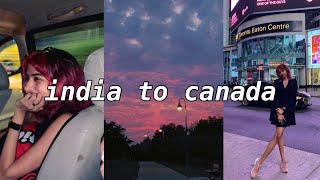 india to canada travel vlog | indian international student
