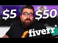 I paid 3 different FIVERR artists for a YOUTUBE BANNER!