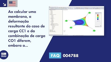 [EN] [EN] FAQ 004788 | Ao calcular uma membrana, a deformação resultante do caso de carga CC1 e ...