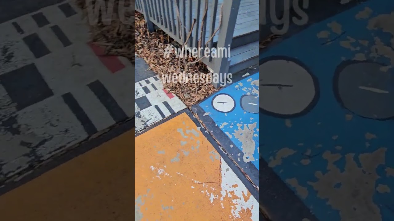 The most artistic walkway I've ever seen 