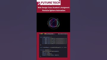 Creative Web Design Project – Particle Sphere Animation