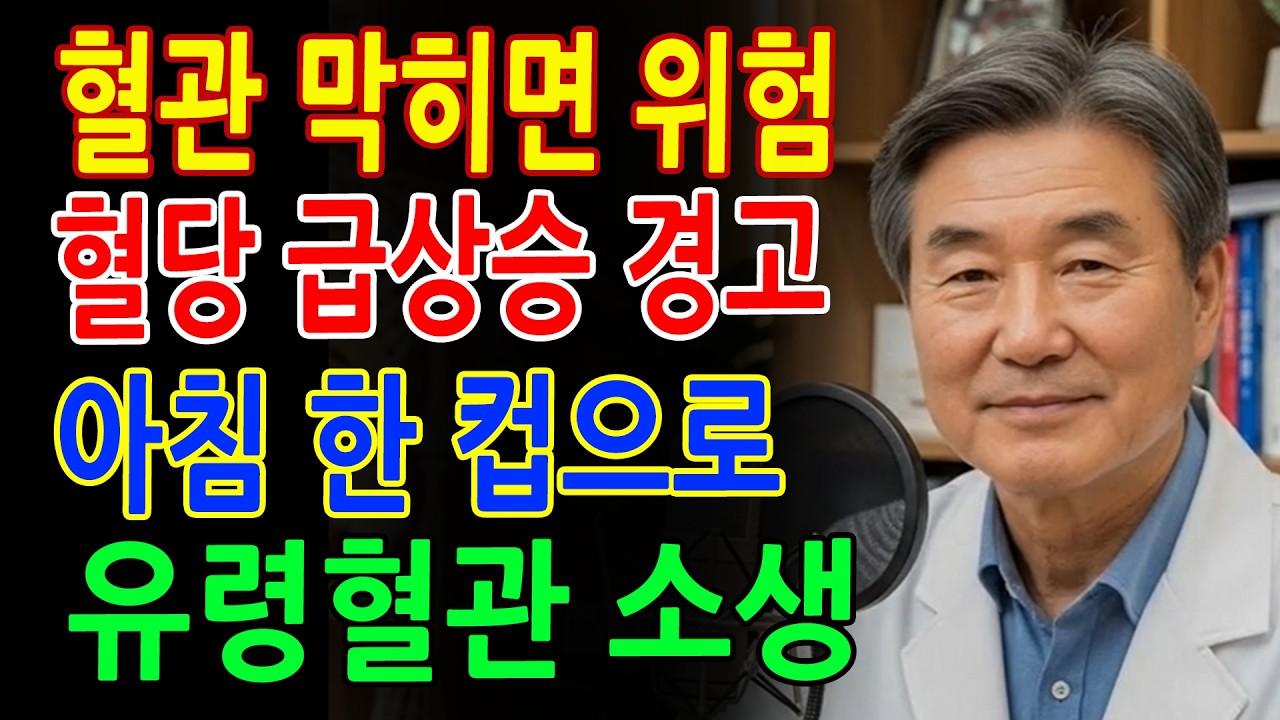 70세도 늦지 않습니다! 아침 한 잔으로 유령혈관 되살리고 혈당·내장지방·치매까지 잡는 레시피 3가지! - 노년층 건강 - 노인의 지혜