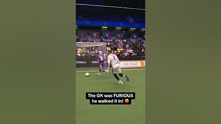 KEEPER WAS FUMING! Kicking the ball at the striker because he took it round him?!