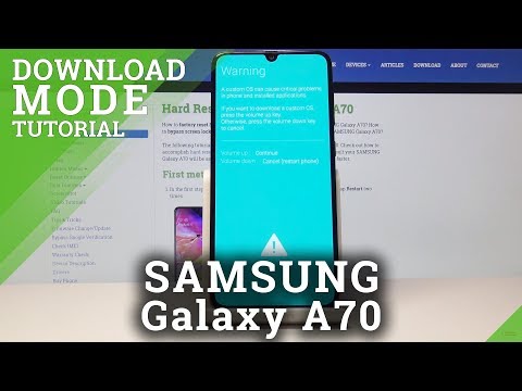 How to Enter Download Mode in SAMSUNG Galaxy A70 - Boot Into / Quit Download Mode