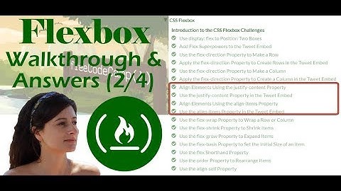 [2/4] Flexbox -- justify content and align item | FreeCodeCamp Challenges