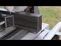 Evolution Evosaw S380CPS: Real Time Cuts on 4 x 2 Steel 11 gauge .120, etc. Cold Cut Chop Saw