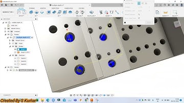 Part - 1 Fusion 360 Milling Bore & Circular Toolpath  Explain For Tamil (Tutorial -00)