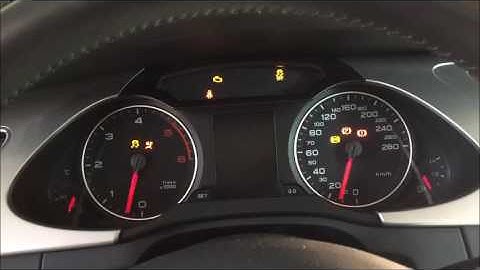 Staging Audi A4 B8 (Gauge Test)