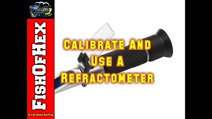How To Use & Calibrate A Refractometer To Measure Salinity | Beginner Guide To Saltwater Aquariums