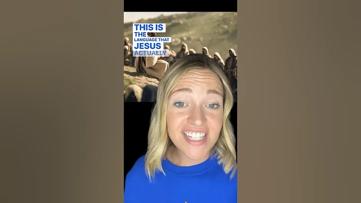 What Language did Jesus really speak?😳😱 #jesus #language #christian #shorts #viral #fyp