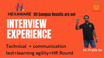 Hexaware Technologies Interview Experience | Hexaware Off campus results
