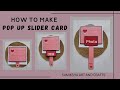 Pop Up Slider Card || DIY || Tutorial|| Samiksha