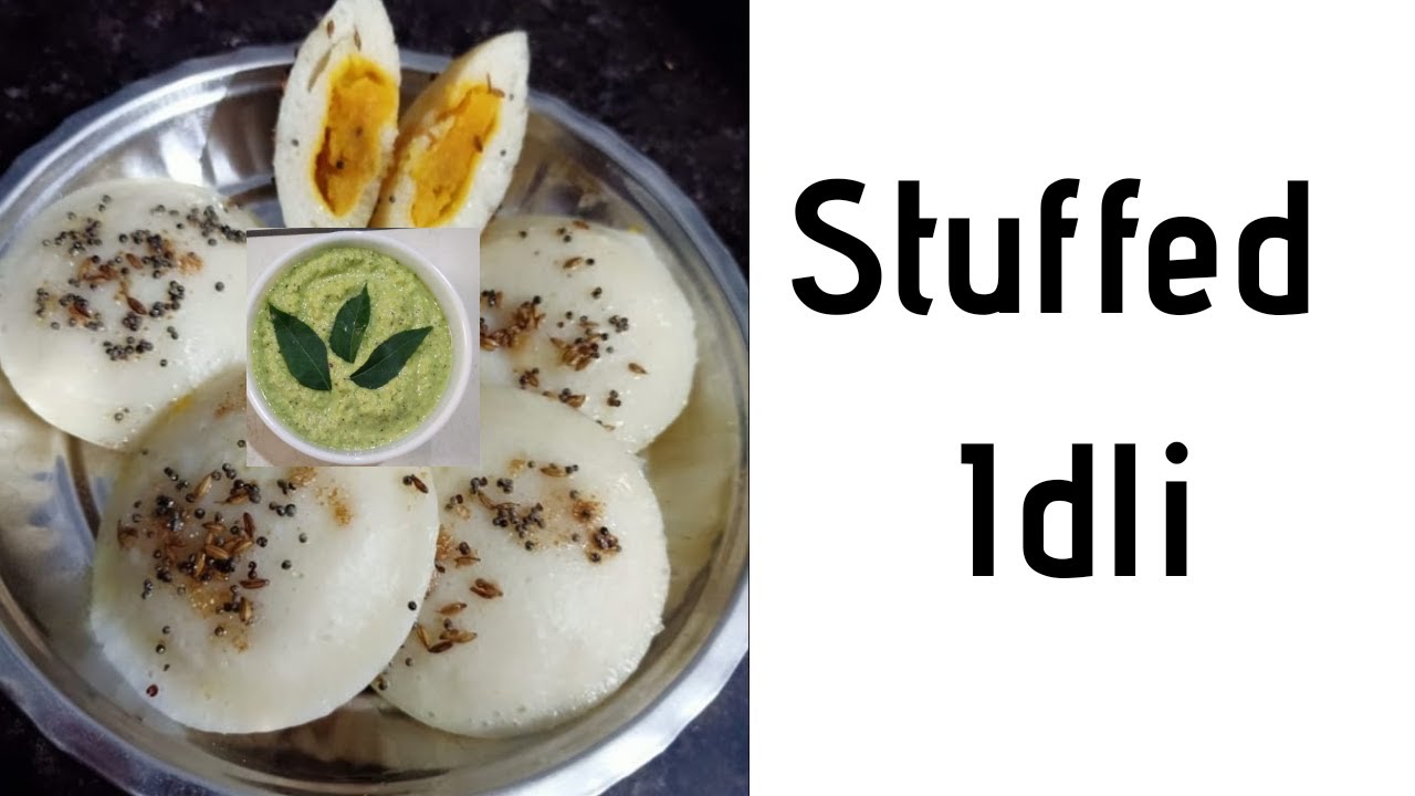 Stuffed idli and coconut chutney recipe / southern cuisine recipe YouTube
