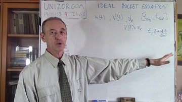 Unizor - Physics4Teens - Mechanics - Dynamics - Rocket Equation
